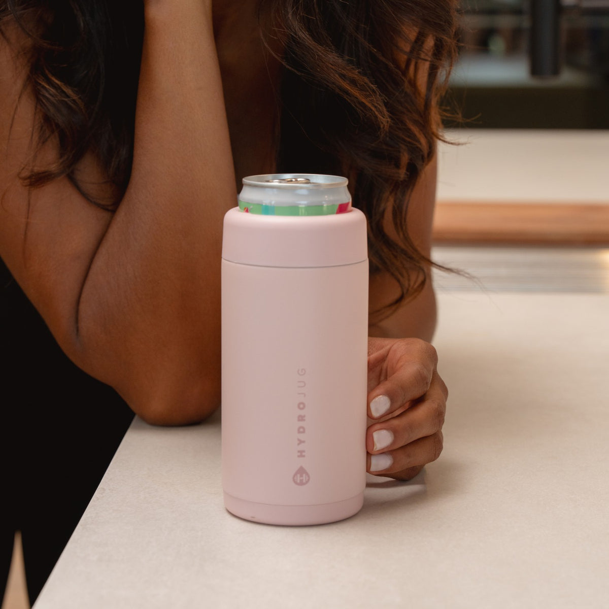 HYDROJUG Premium / HydroJug Slim Can Cooler 12oz - Dusty Rose