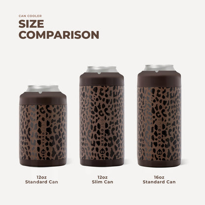 HYDROJUG Popular / HydroJug Standard Can Cooler 12oz - Brown Leopard