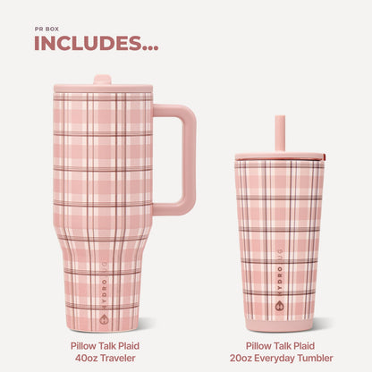 HYDROJUG Everyday / HYDROJUG Pillow Talk Plaid Box