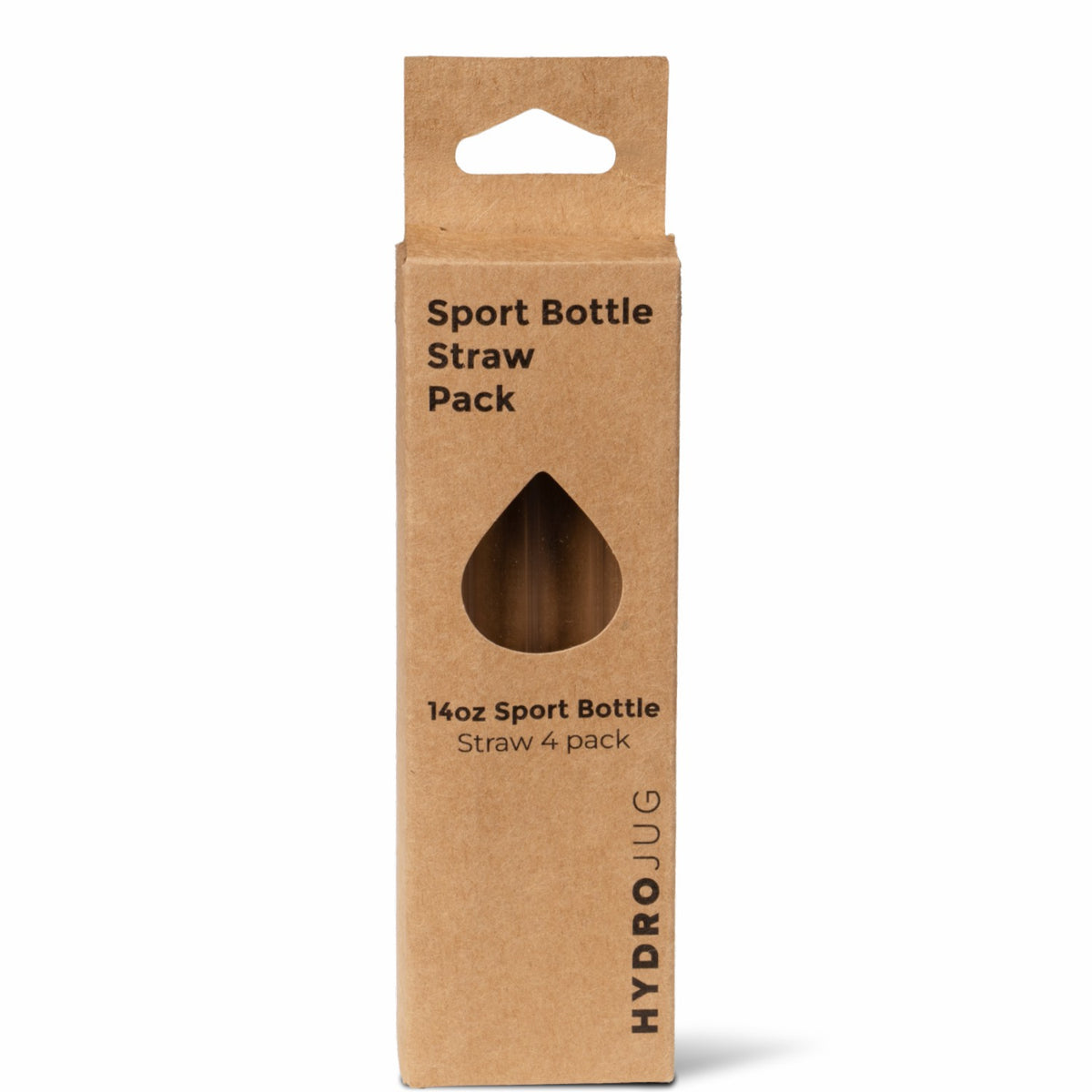 HYDROJUG Trusted / HydroJug Sport 14oz Straw Pack - 4 Replacement Straws, BPA-Free
