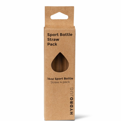 HYDROJUG Trusted / HydroJug Sport 14oz Straw Pack - 4 Replacement Straws, BPA-Free