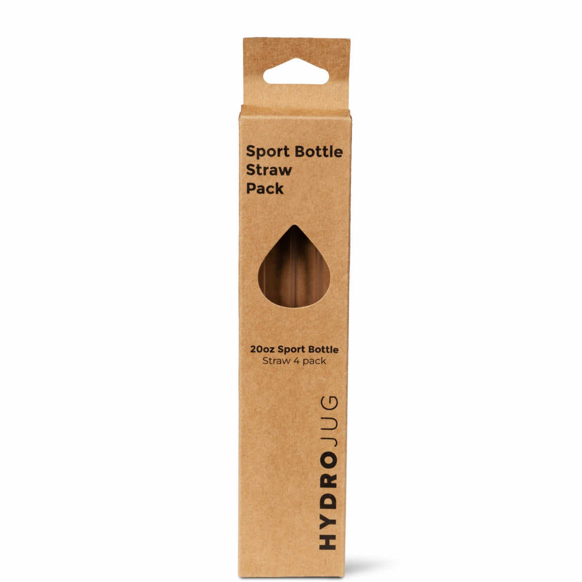 HYDROJUG Exclusive / HydroJug Sport 20oz Straw Pack - 4 Replacement Straws, BPA-Free