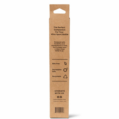 HYDROJUG Popular / HydroJug Sport 40oz Straw Pack - 4 Replacement Straws, BPA-Free
