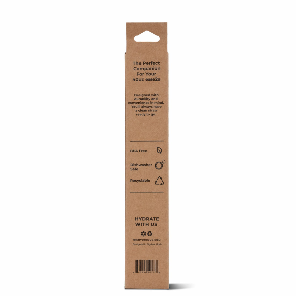 HYDROJUG Trusted / HydroJug Ease2o 40oz Straw Pack - 4 Replacement Straws, BPA-Free