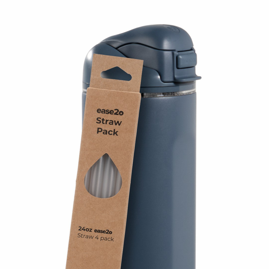 HYDROJUG Exclusive / HydroJug Ease2o 24oz Straw Pack - 4 Replacement Straws, BPA-Free